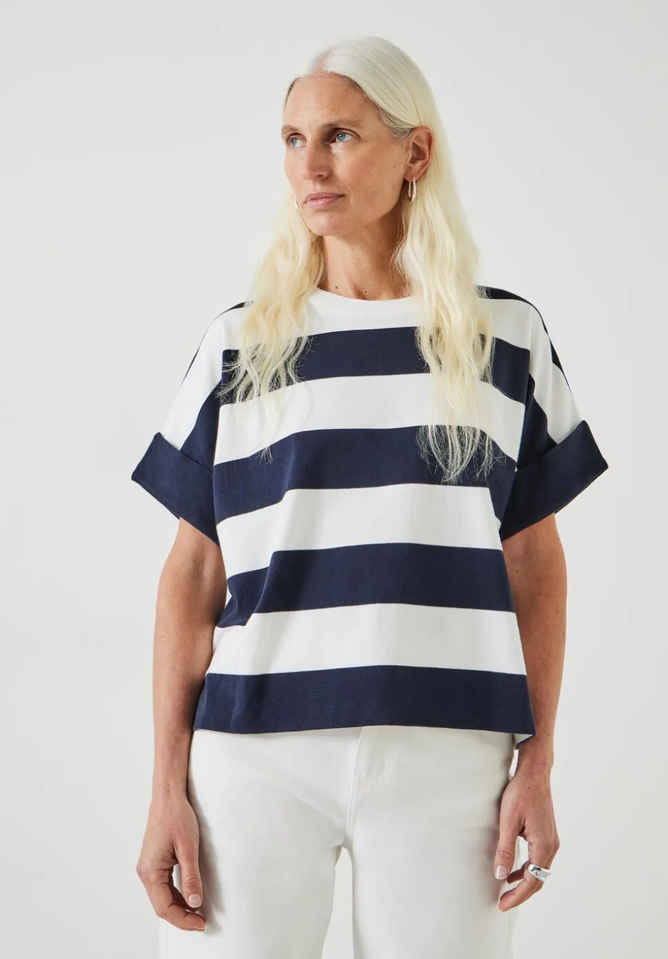 Sutton Stripe Boxy T-Shirt