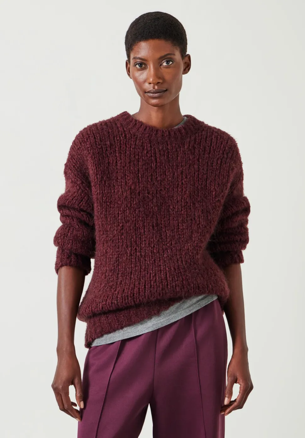 Tammy Textured Crew Jumper