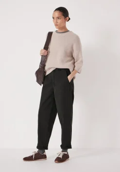 Tapered Leg Casual Trousers