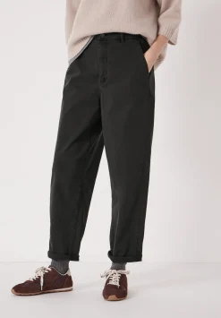 Tapered Leg Casual Trousers