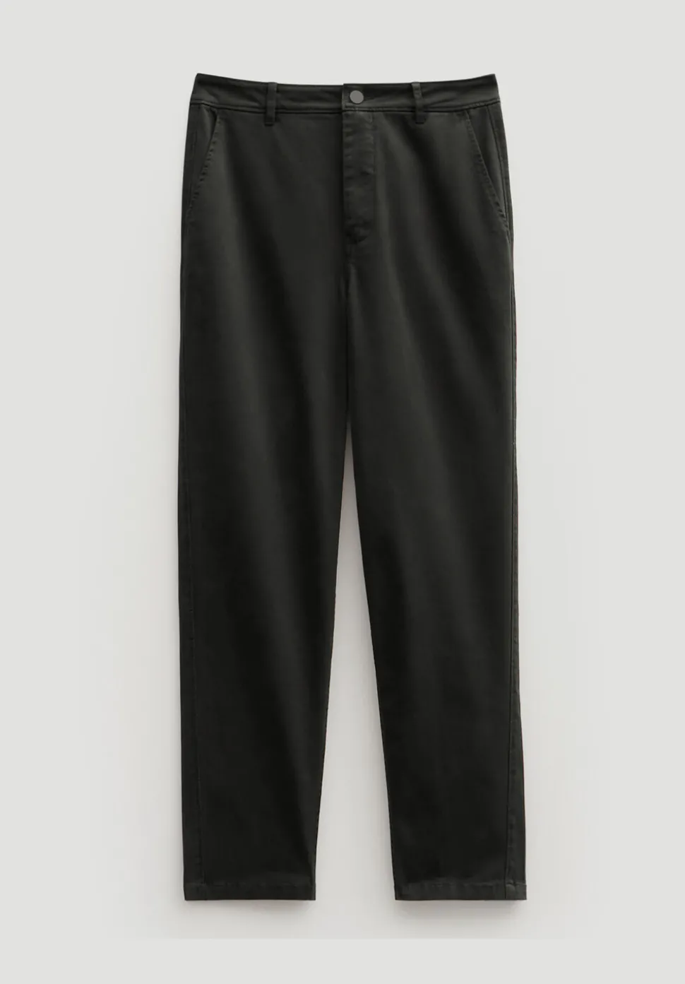 Tapered Leg Casual Trousers