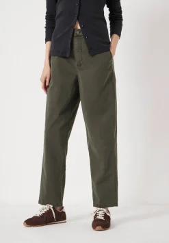 Tapered Leg Casual Trousers