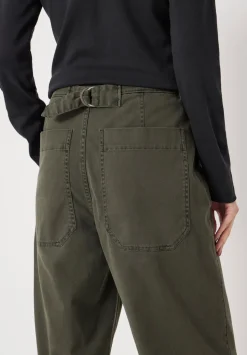 Tapered Leg Casual Trousers