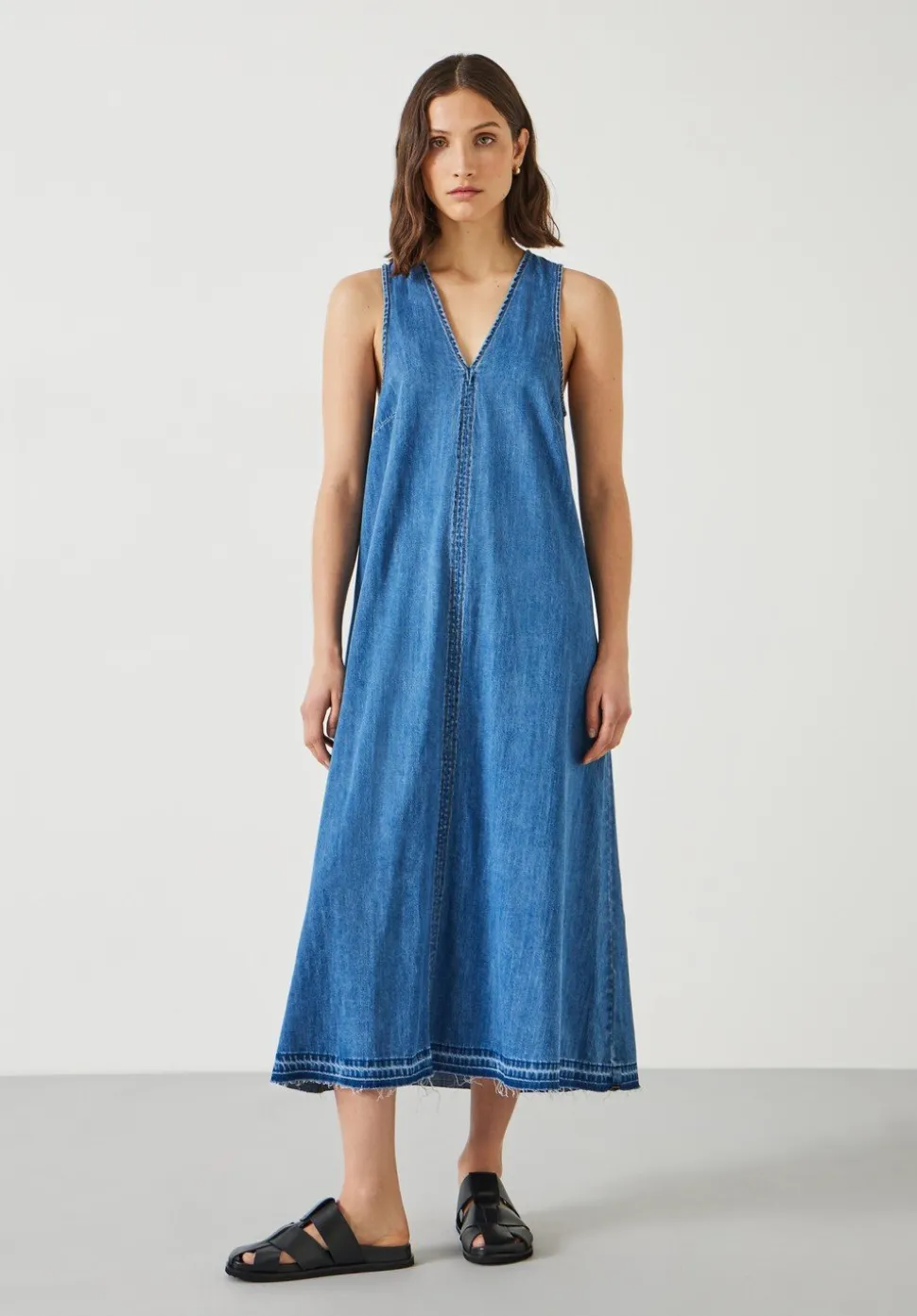 Tatum Denim Maxi Dress