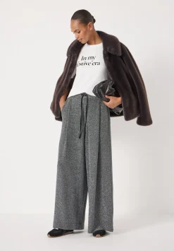Taylor Metallic Wide Leg Trouser