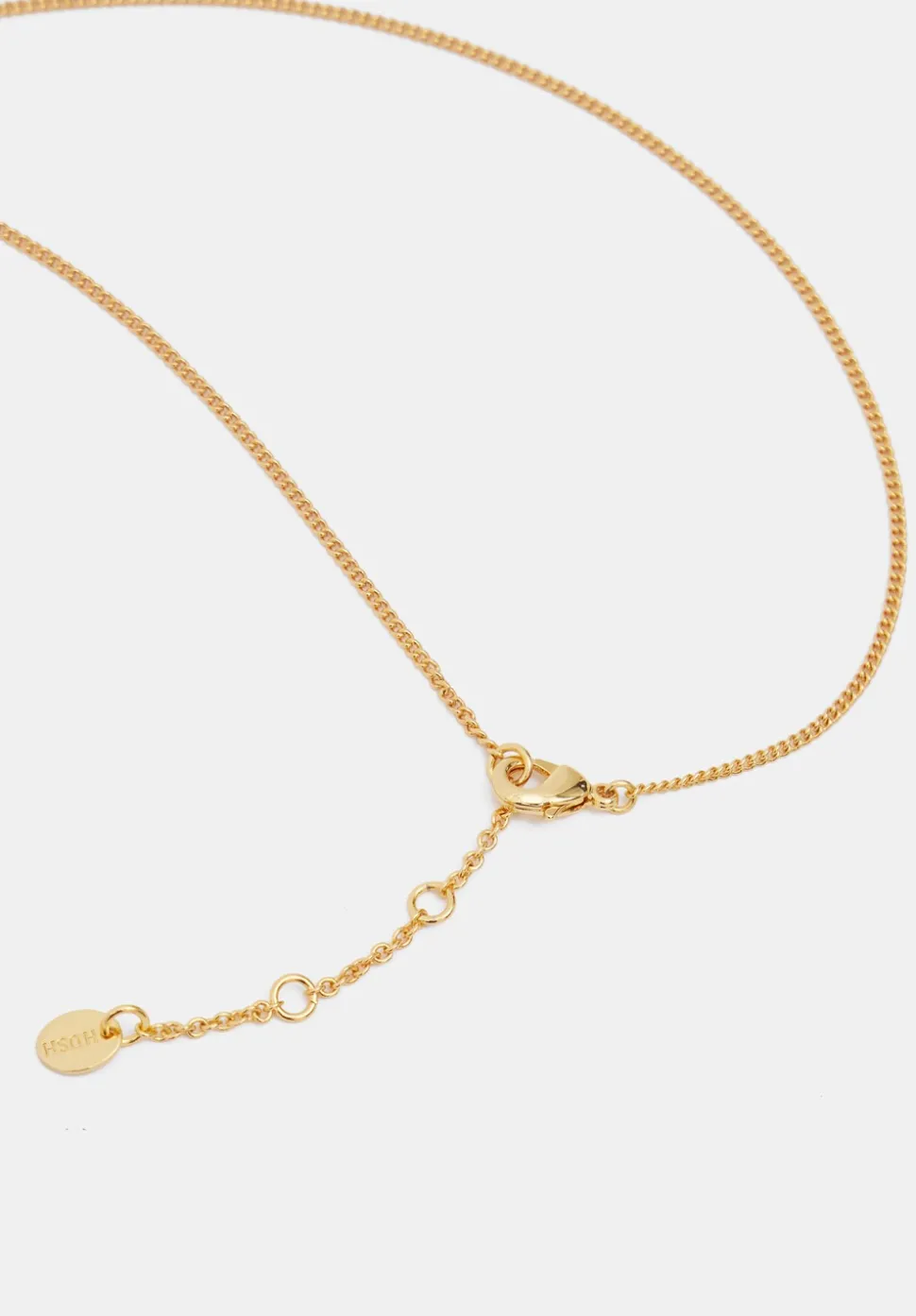 Teardrop Pendant Chain Necklace