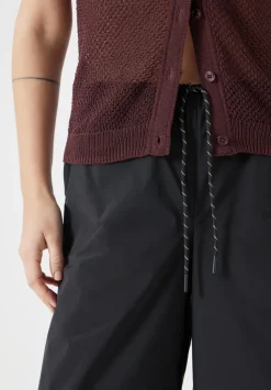 Technical Melissa Wide Leg Cropped Trousers