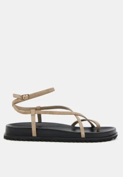 Thea Strappy Suede Sandals