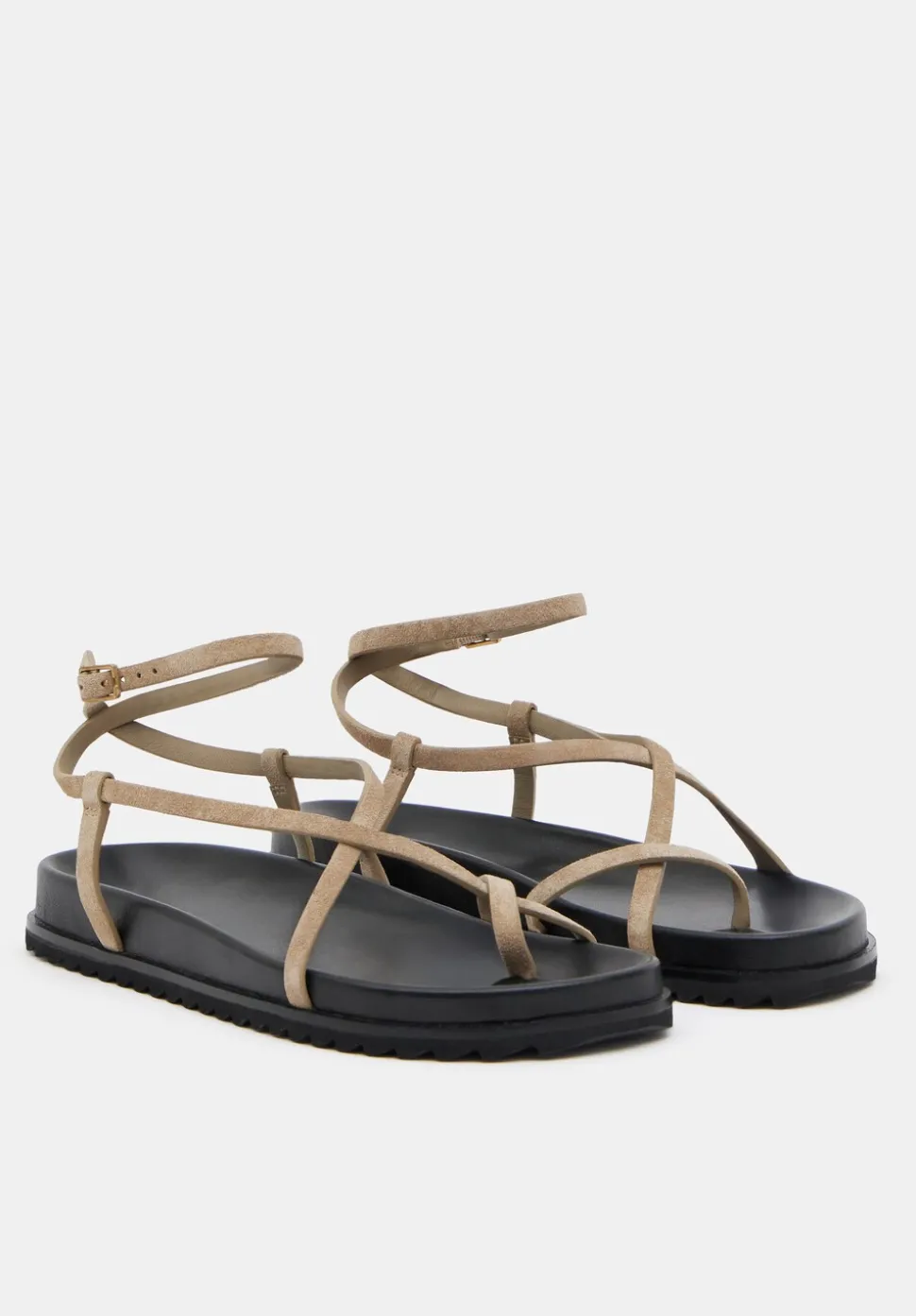 Thea Strappy Suede Sandals