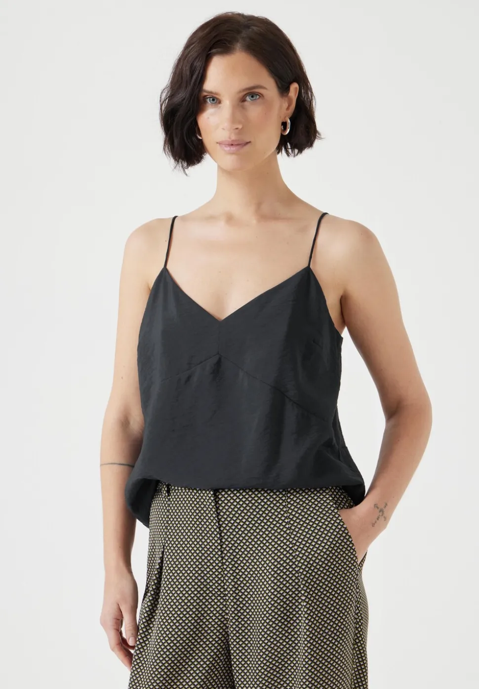 Thin Strap V-Neck Cami