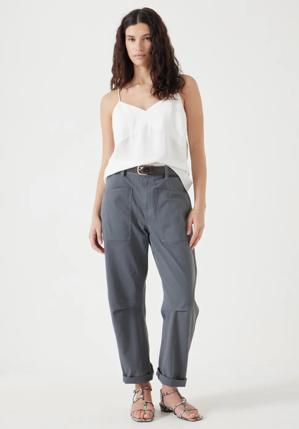 Thin Strap V-Neck Cami