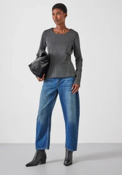 Tie Back Seamed Top