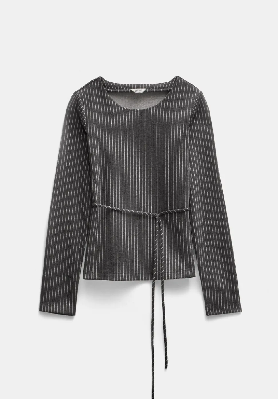 Tie Back Seamed Top