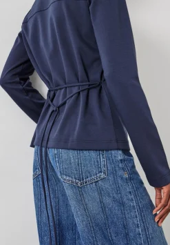 Tie Back Seamed Top