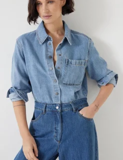 Two Tone Evelyn Denim Jumpsuit