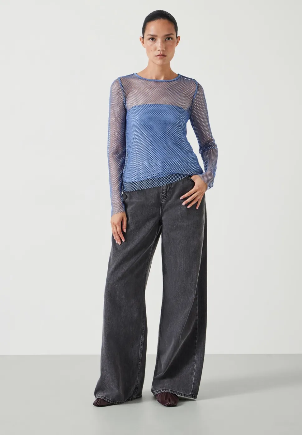 Una Sparkle Long Sleeve Top