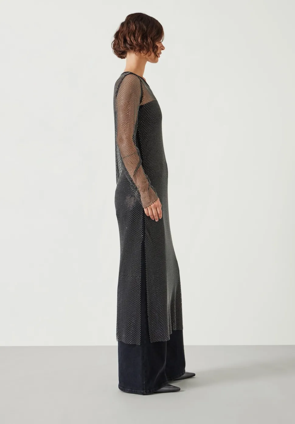 Una Sparkle Longline Top