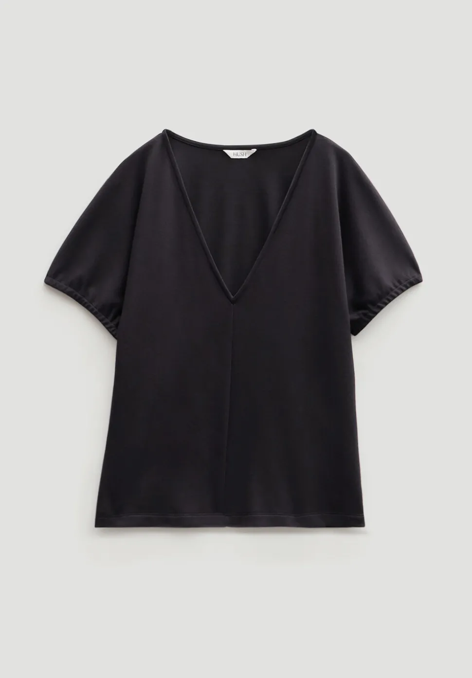 V Neck Seam Detail Top