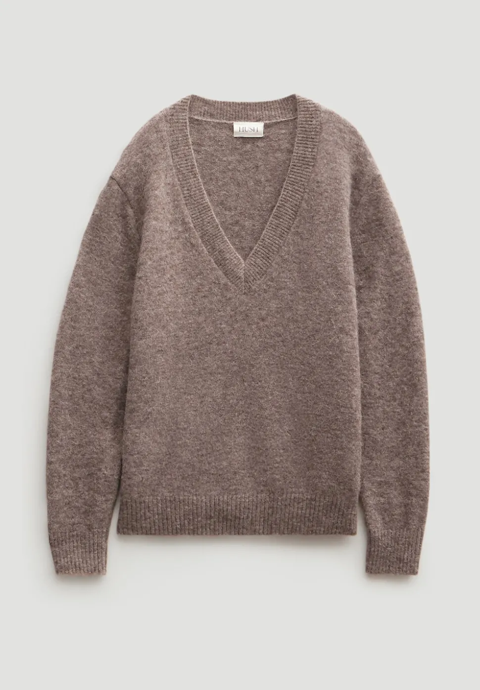 V Neck Wool Blend Jumper