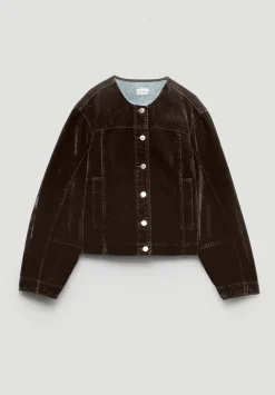 Velma Velvet Denim Jacket