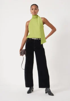 Velvet Cropped Bree Barrel Leg Jeans