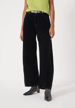 Velvet Cropped Bree Barrel Leg Jeans