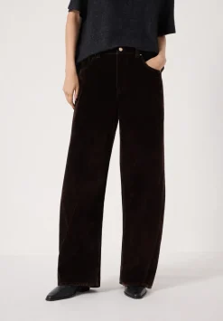 Velvet Cropped Bree Barrel Leg Jeans
