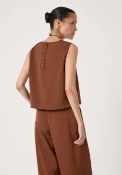 Vera Satin Shell Top