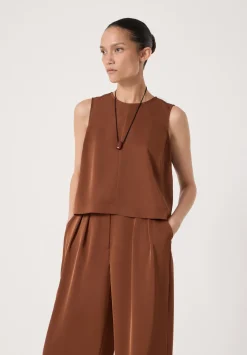 Vera Satin Shell Top