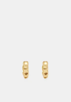 Wave Huggie Hoop Earrings