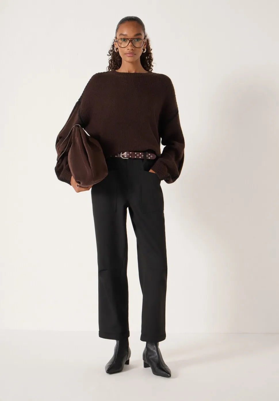 Whitney Whipstitch Knitted Jumper