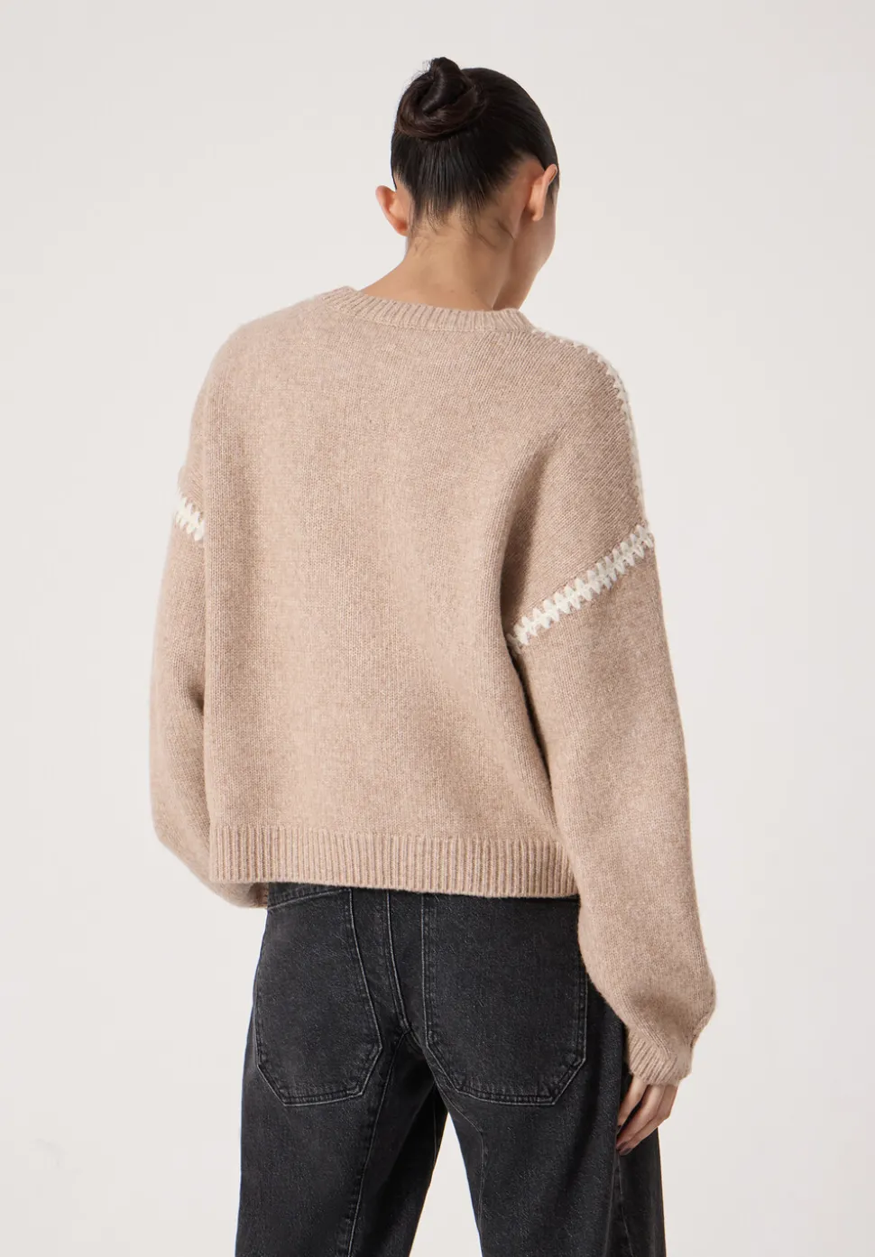 Whitney Whipstitch Knitted Jumper