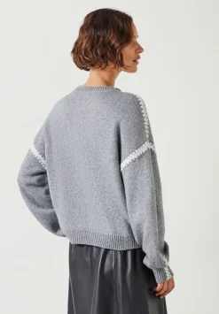 Whitney Wool Blend Stitch Detail Jumper