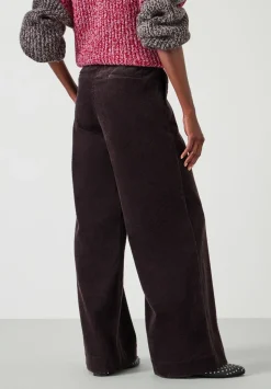 Wide Leg Cord Trousers