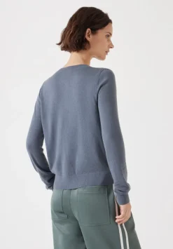 Wool Blend Slim Knitted Cardigan
