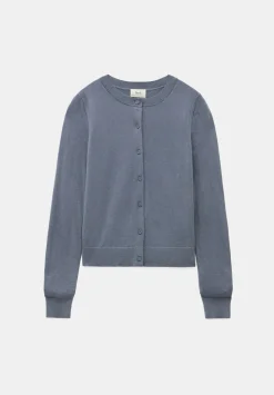 Wool Blend Slim Knitted Cardigan