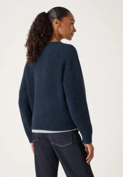 Wool Blend Star Jacquard Jumper