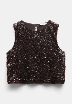 Zarina Sequin Top